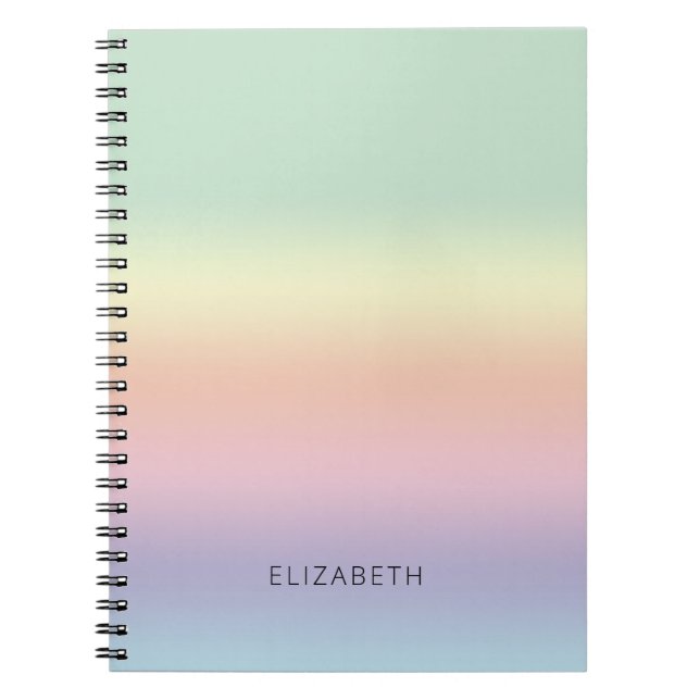 Carnet Pretty Pastel Blend Personalized (Devant)