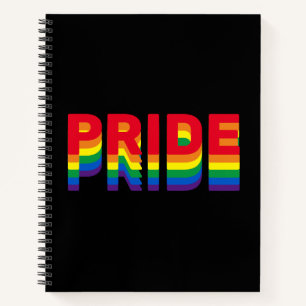 Carnet Pride lgbt lgbtq queer gay arc-en-ciel noir