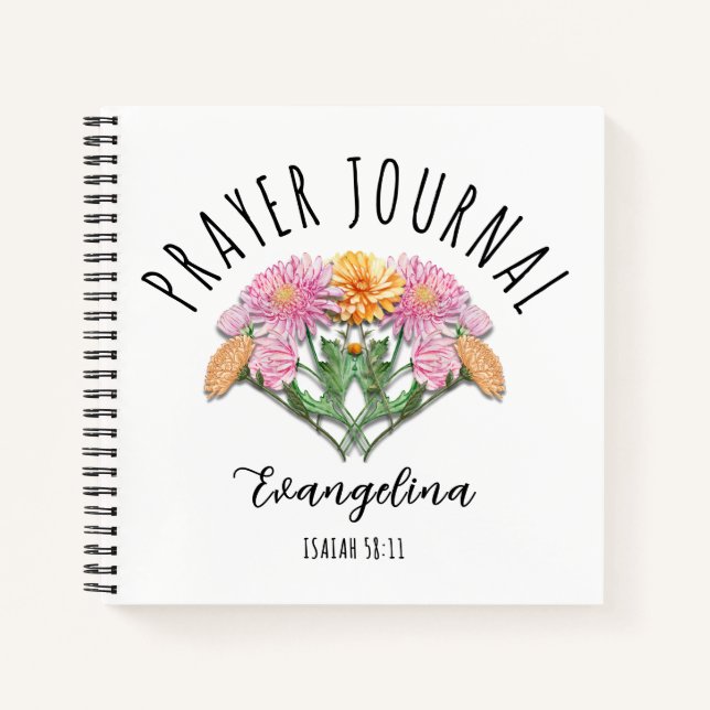 Carnet Prière chrétienne pour le mois de naissance en nov (Devant)