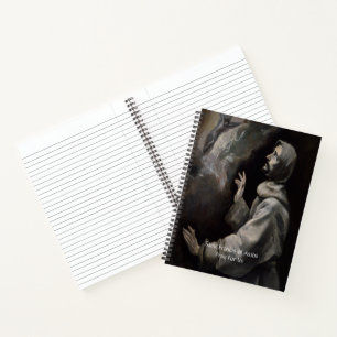 Carnet Prière de sérénité de saint François d'Assise