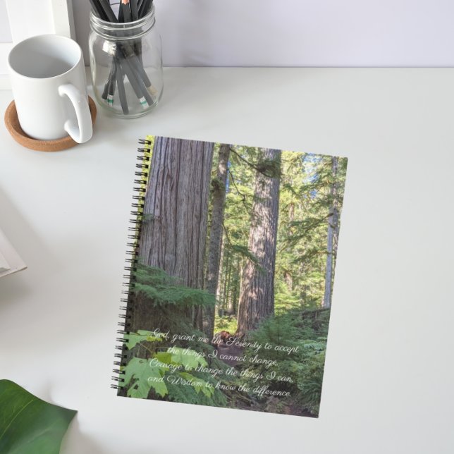 Carnet Prière de sérénité Forêt verte (In Situ)