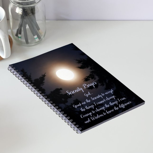 Carnet Prière de sérénité Pleine Lune se levant (In Situ)