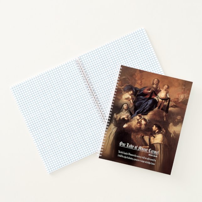 Carnet Prière Notre-Dame du Mont Carmel (Intérieur)