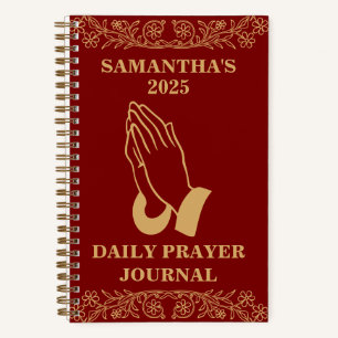 Carnet Prière quotidienne personnalisée Christian Women J