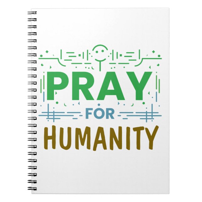 Carnet Priez pour : Honorer l'humanité (Devant)
