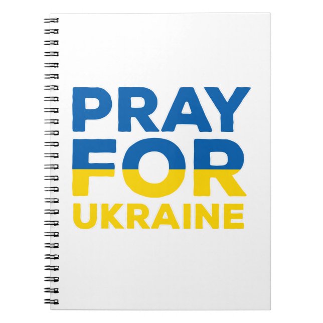 Carnet Priez Pour L'Ukraine (Devant)