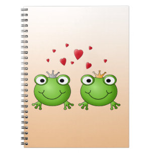 Carnet Prince de grenouille et princesse de grenouille,