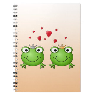 Carnet Prince de grenouille et princesse de grenouille,