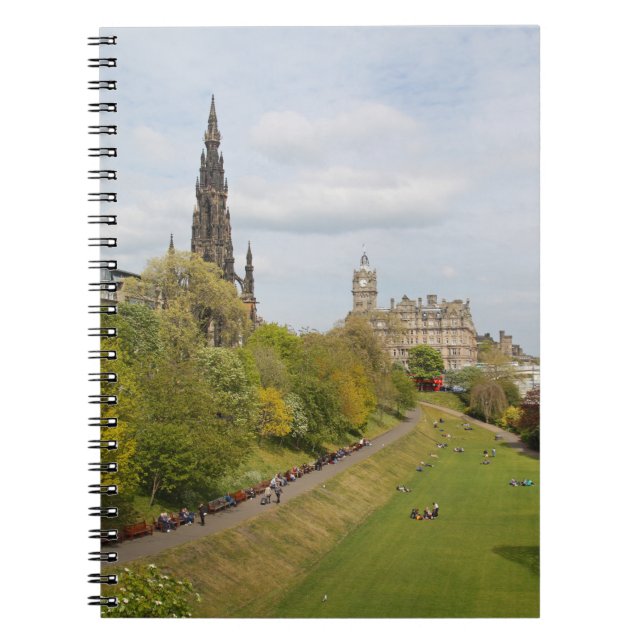 Carnet Princes Street Gardens, Édimbourg, Écosse (Devant)