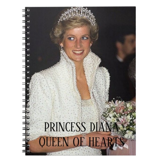 Carnet PRINCESS DIANA Reine des Coeurs (Devant)