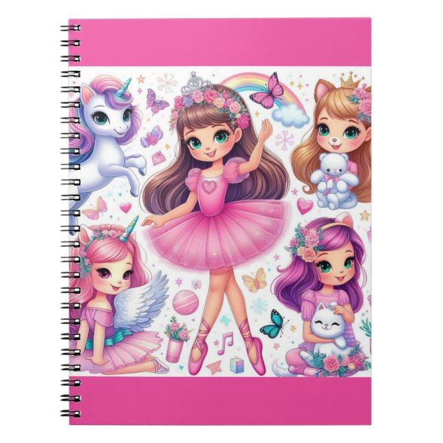Carnet Princesse & Animaux (Devant)