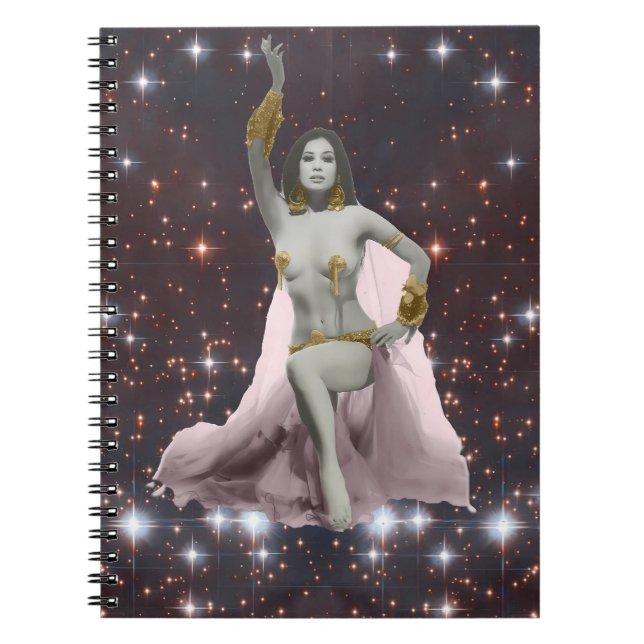 Carnet Princesse Banu, danseuse du ventre cosmique (Devant)