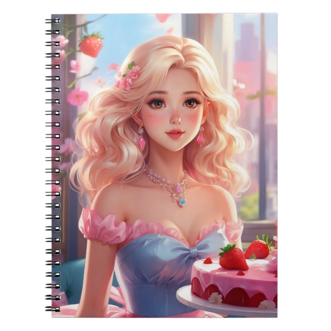 Carnet princesse d'anniversaire (Devant)