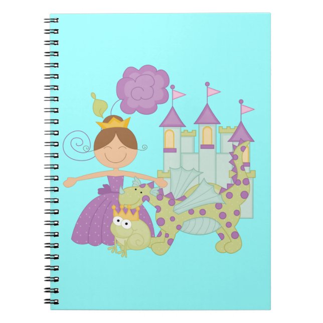 Carnet Princesse de brune (Devant)