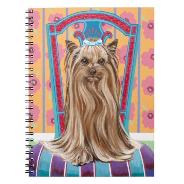 Carnet Princesse de la Couronne Yorkie (Devant)