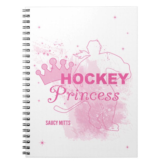 Carnet Princesse d'hockey (Devant)