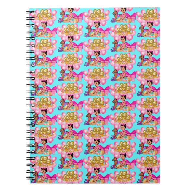 Carnet Princesse en rose (Devant)