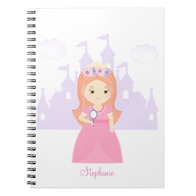 Carnet Princesse et son miroir magique (Devant)