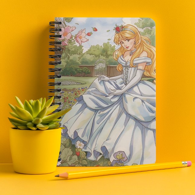 Carnet Princesse Jardin de Fraises Enchanté (Créateur téléchargé)
