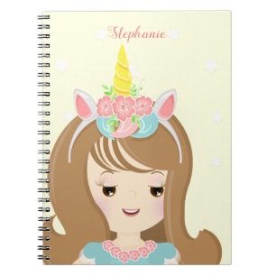 Carnet Princesse Licorne