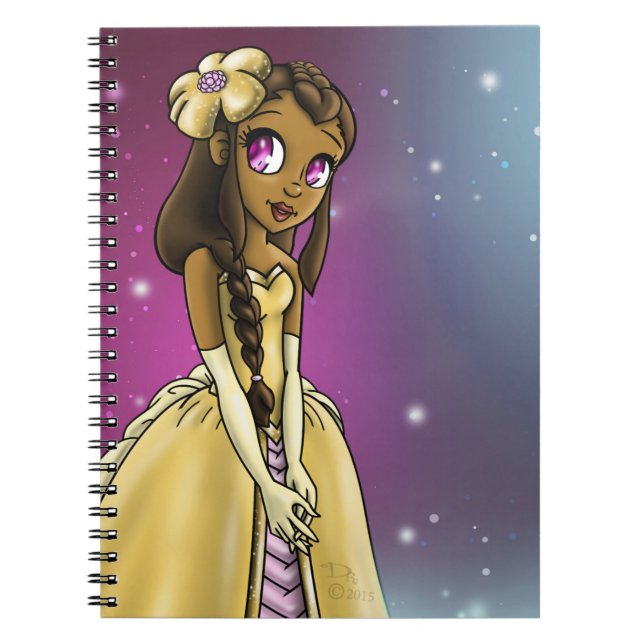 Carnet Princesse noire (Devant)