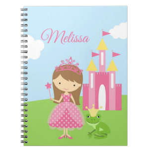 Carnet Princesse personnalisée Notebook/journal pour des