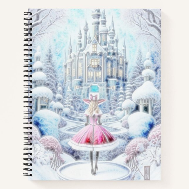 Carnet Princesse rose (Devant)