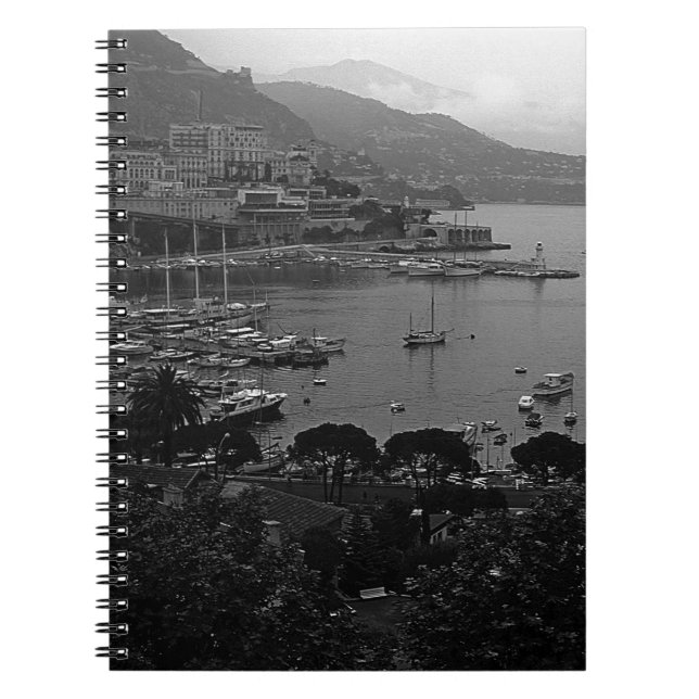 Carnet Principauté de Monaco vintage Le port (Devant)
