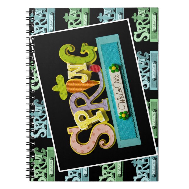 Carnet Printemps de bienvenue (Devant)