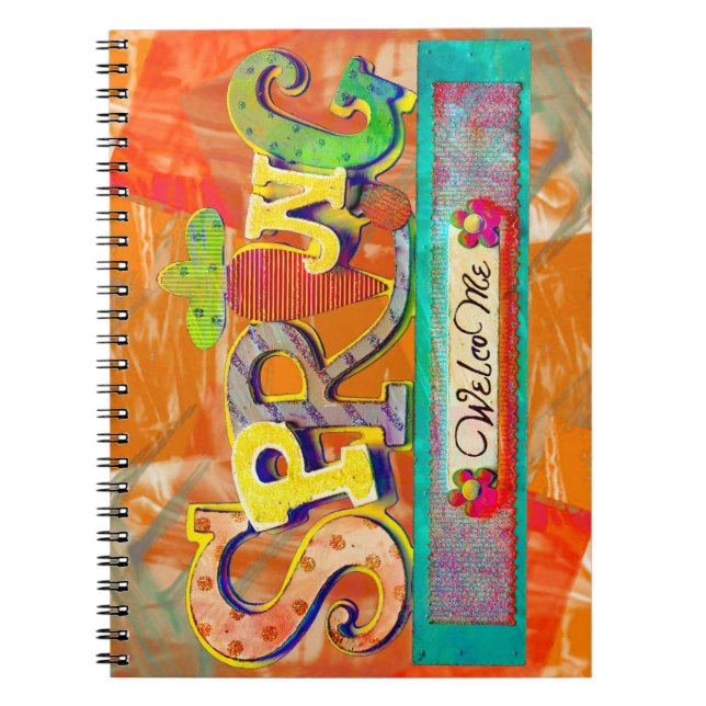 Carnet Printemps de bienvenue (Devant)