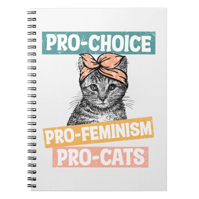Carnet Pro-Choice, Pro-Féminisme, Pro-Cat | AMOUREUX DES  (Devant)