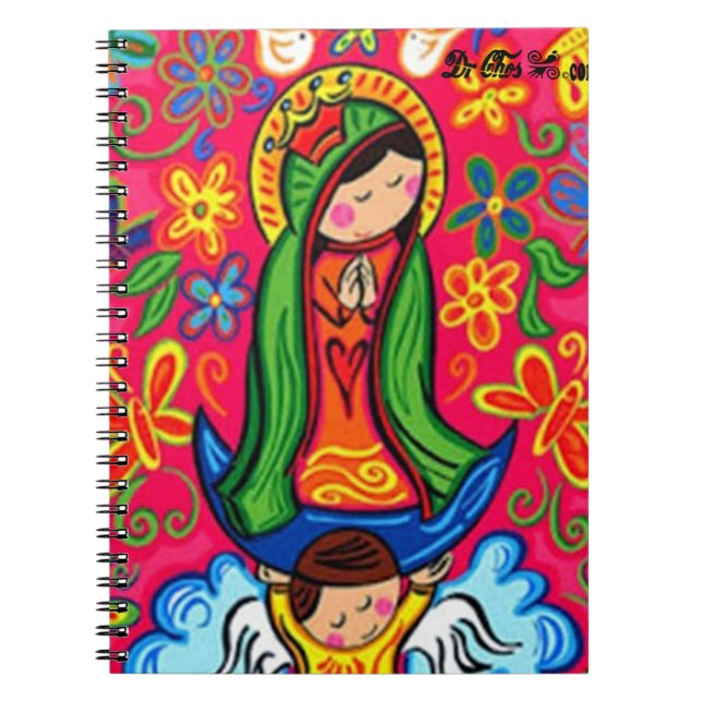 CARNET PRO PERSONNALISABLE DE VIRGEN DE GUADALUPE (Devant)