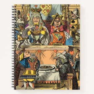 Carnet Procès d'Alice, le valet de cœur vintage
