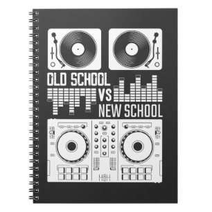Carnet Producteur de musique DJ Old School Vinyl électro
