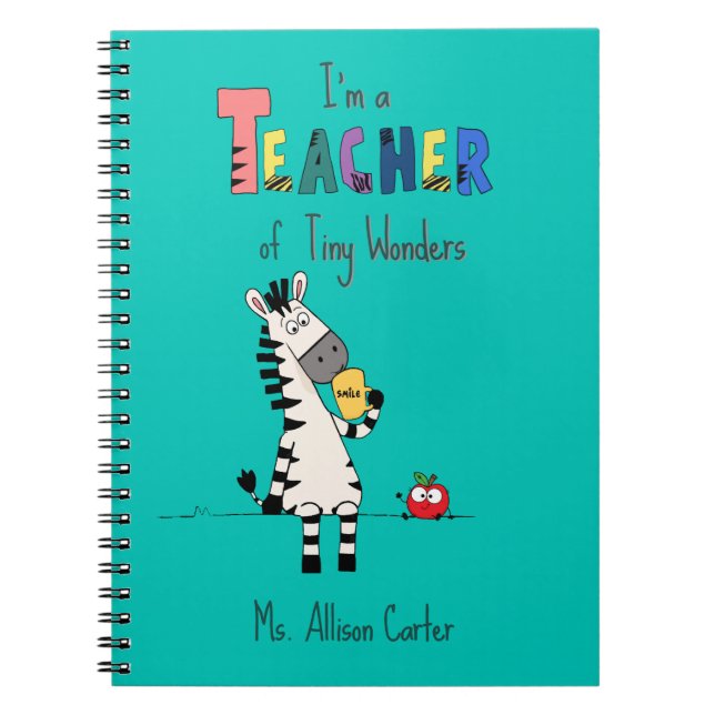 Carnet Prof de zebra mignon  (Devant)