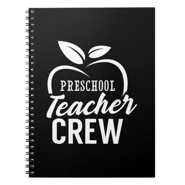 Carnet Professeur Cadeaux | Équipe d'enseignants préscola (Devant)