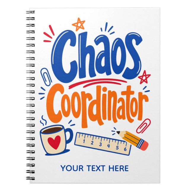 Carnet Professeur Coordinateur de Chaos Design Retour à l (Devant)