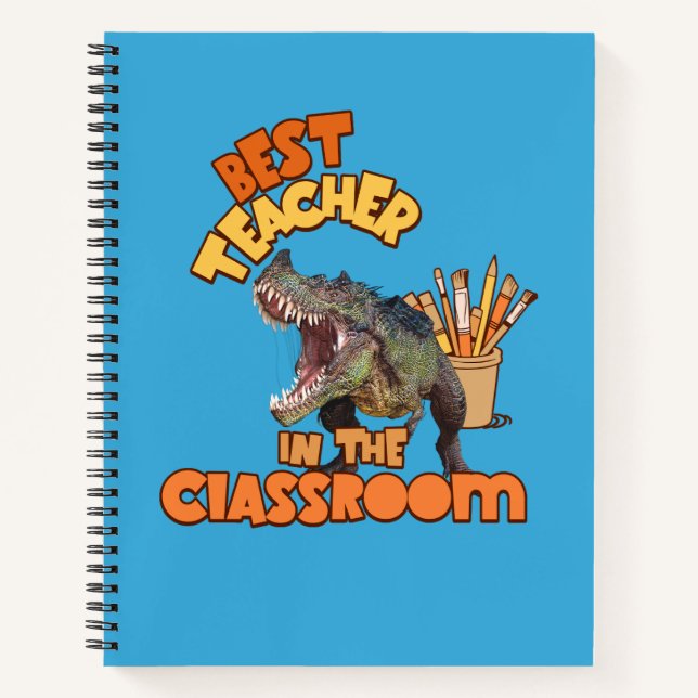 Carnet Professeur d'Art de Dinosaures Drôle Créatif en Cl (Devant)