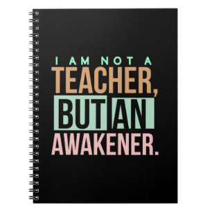 Carnet Professeur d'art enseignant An Awakener