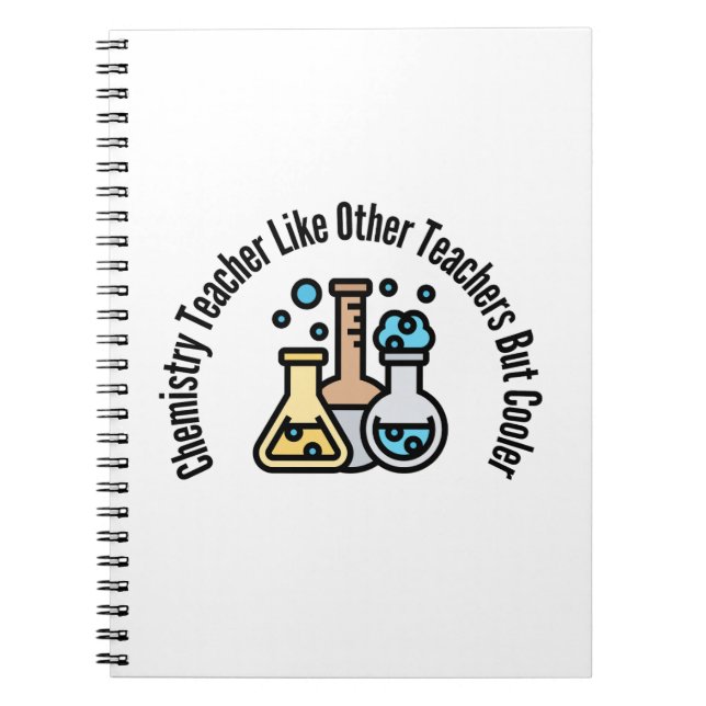 Carnet Professeur De Chimie Comme D'Autres Enseignants Ma (Devant)