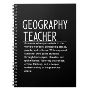 Carnet Professeur de géographie