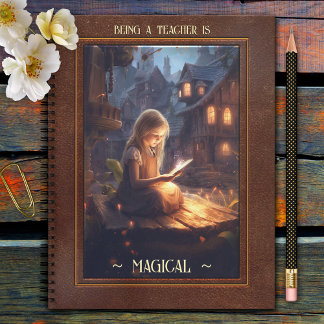 Carnet Professeur de lecture d'art magique