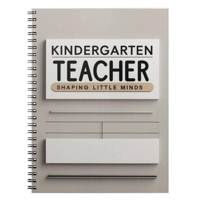 Carnet Professeur de maternelle (Devant)