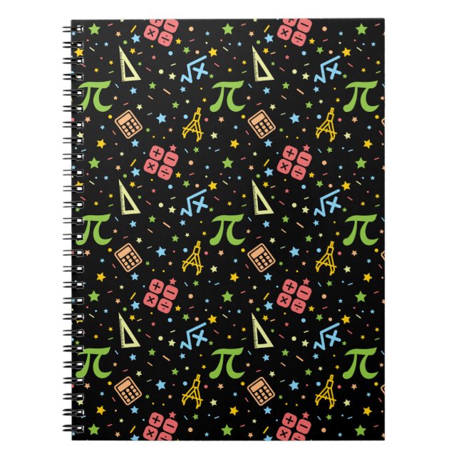 Carnet Professeur de mathématiques - Symboles mathématiqu (Devant)
