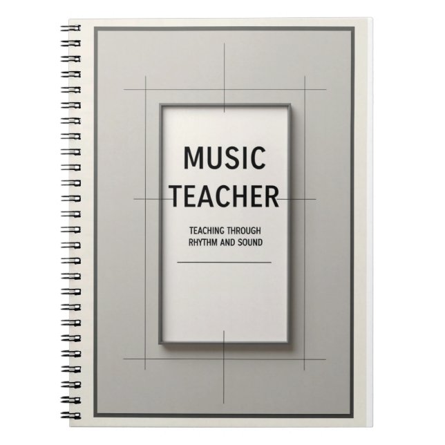 Carnet Professeur de Musique (Devant)