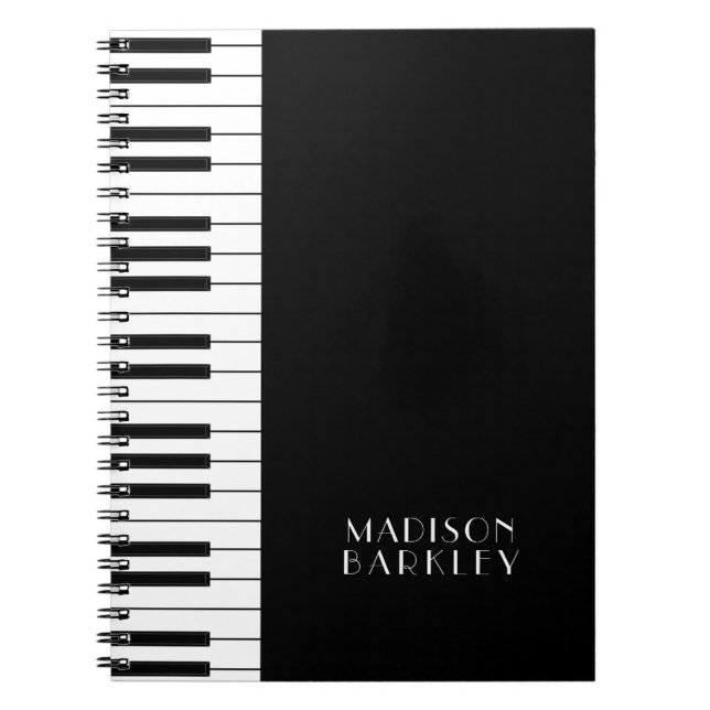 Carnet Professeur de musique de piano (Devant)