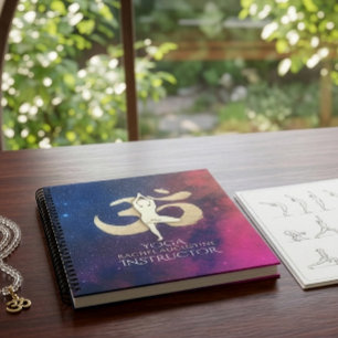 Carnet Professeur de studio de yoga Pose de méditation Sy
