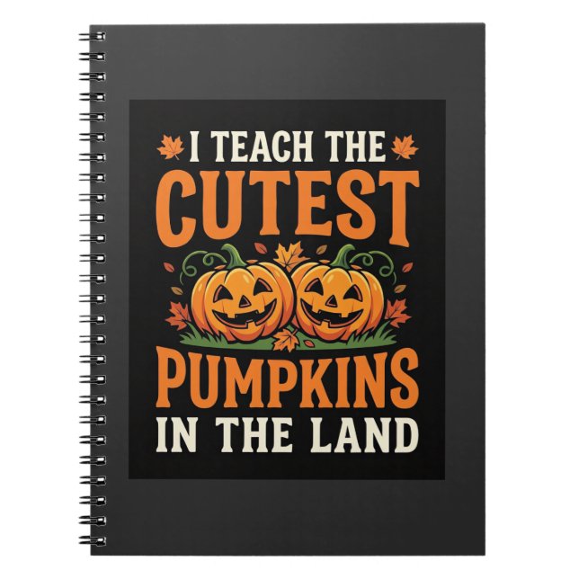 Carnet Professeur Halloween Conception de citrouilles les (Devant)