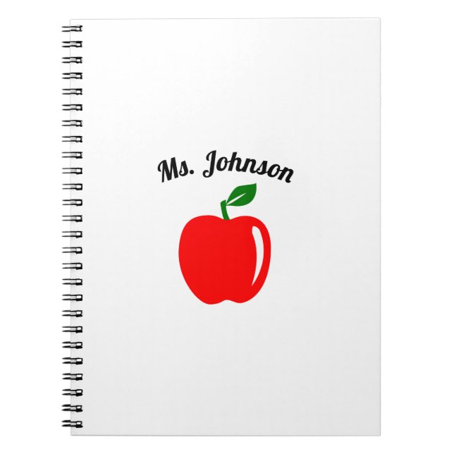Carnet Professeur personnalisé (Devant)