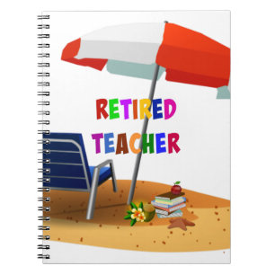 Carnet Professeur retraité, Scène de plage (révisé)